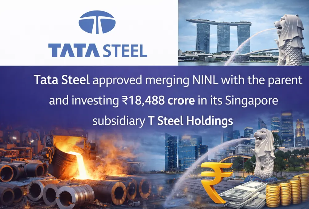 Tata Steel approves NINL merger and Singapore investment