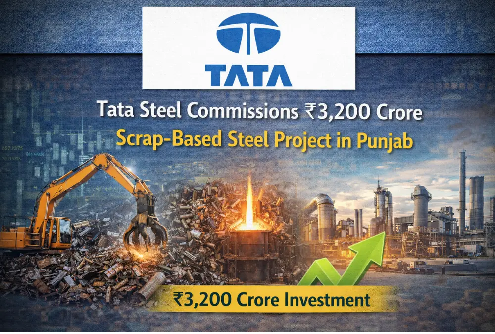 Tata Steel commissions ₹3,200 crore scrap-based steel project in Punjab