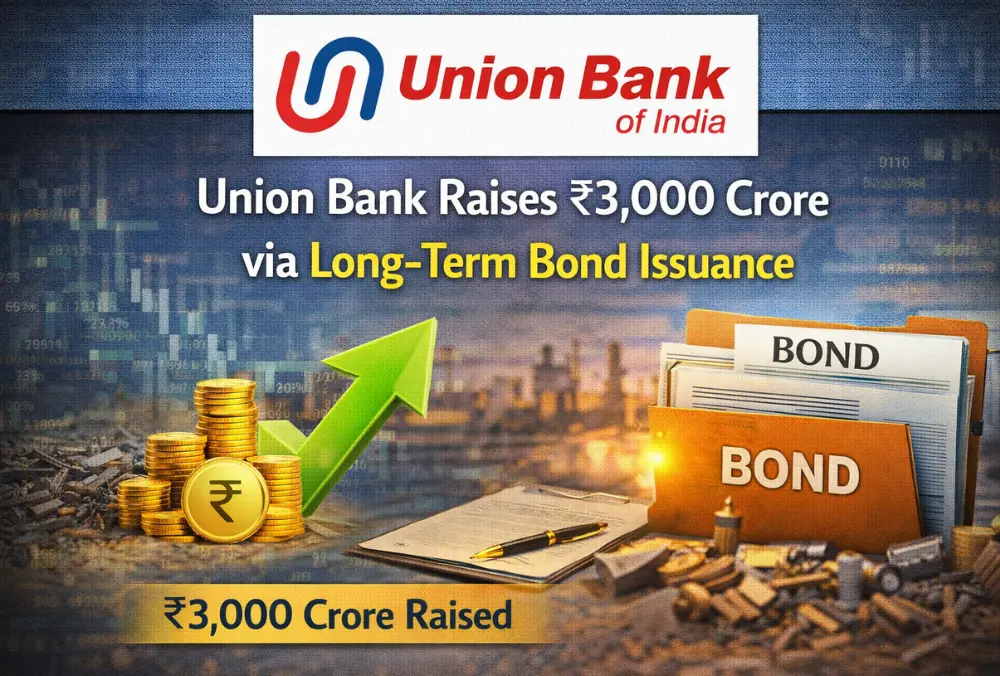 Union Bank raises ₹3000 crore via bond issuance