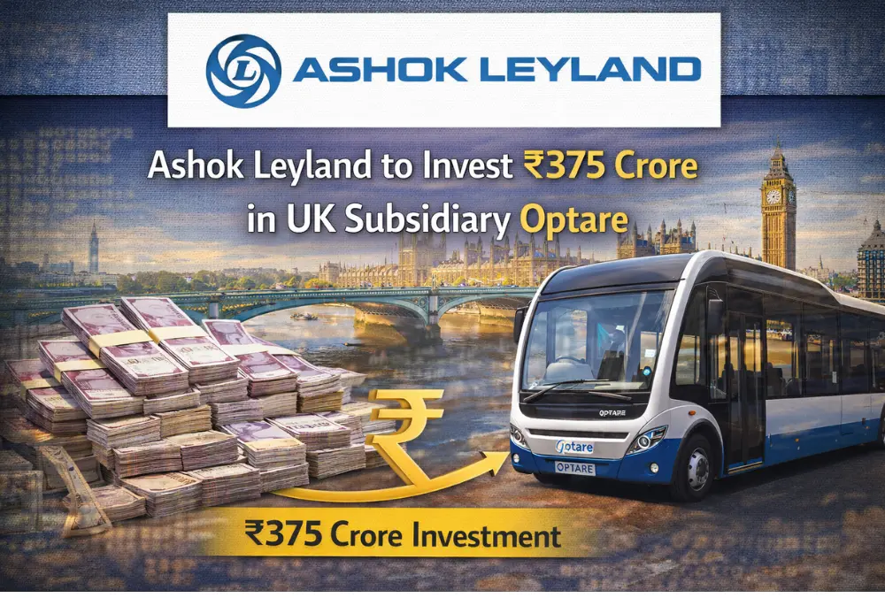 ashok leyland to invest ₹375 crore in uk subsidiary optare