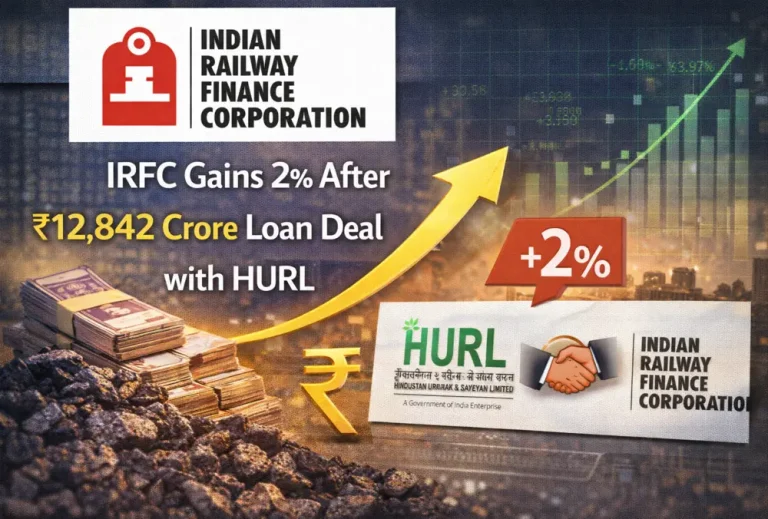 IRFC Gains 2% After ₹12,842 Crore Loan Deal with HURL