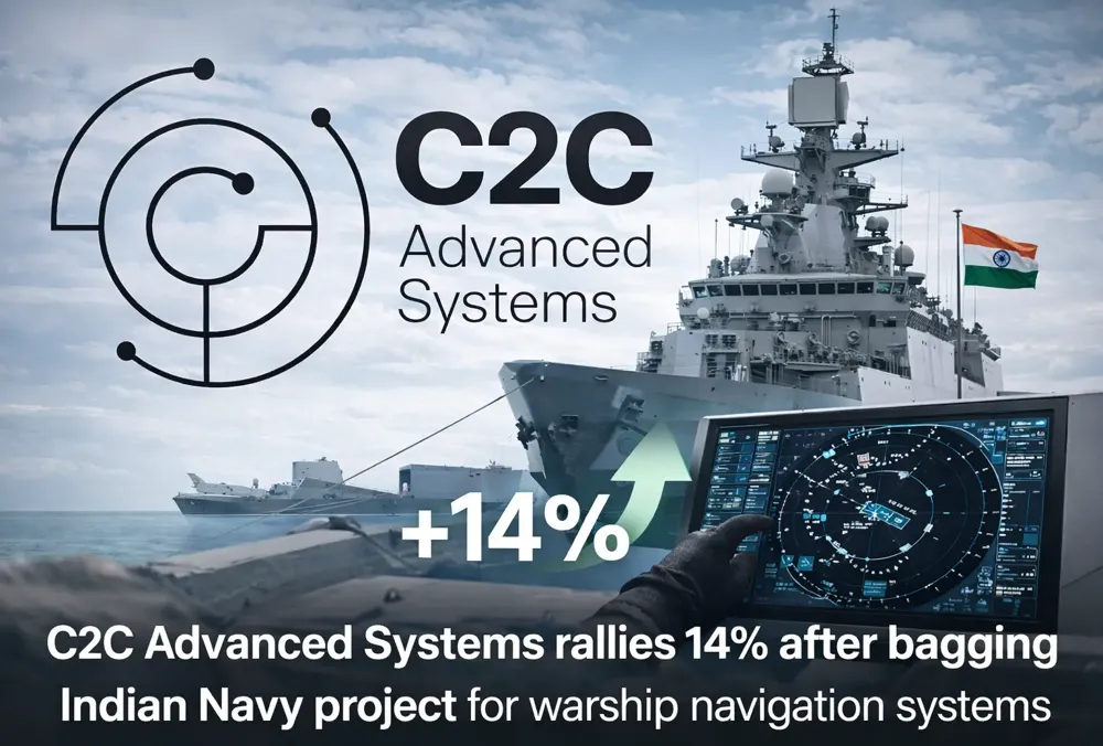 C2C jumps 14% on Indian Navy project