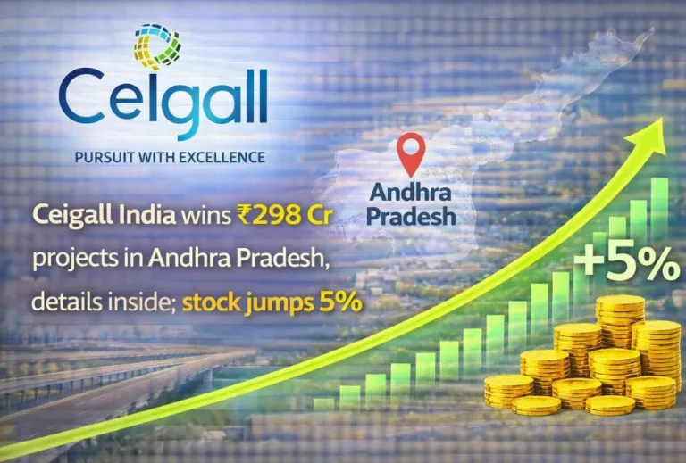 Ceigall India wins ₹298 Cr projects in Andhra Pradesh, details inside; stock jumps 5%