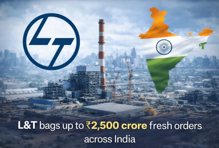 L&T stock in focus today after bagging up to ₹2,500 crore fresh orders across India