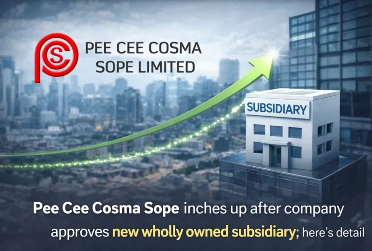 Pee Cee Cosma Sope inches up after company approves new wholly owned subsidiary; here’s detail