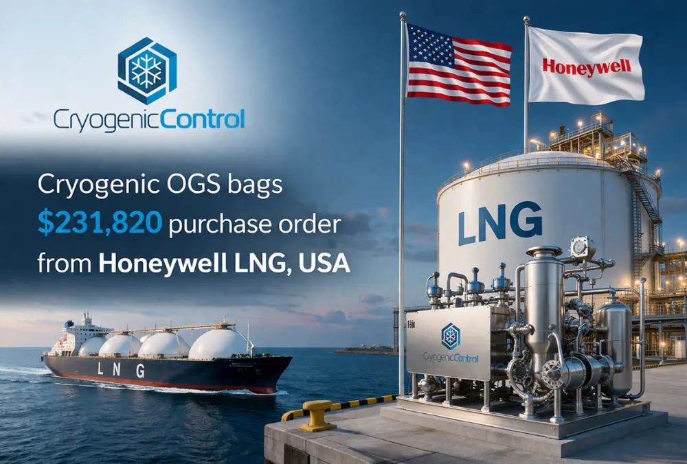 Cryogenic OGS order from Honeywell LNG USA worth $231820