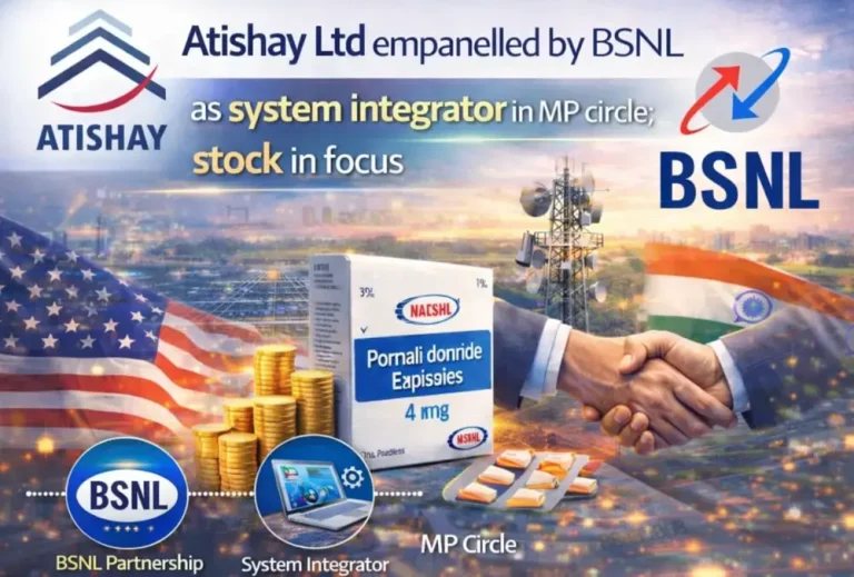 Atishay Ltd empanelled by BSNL as system integrator in MP circle; stock in focus