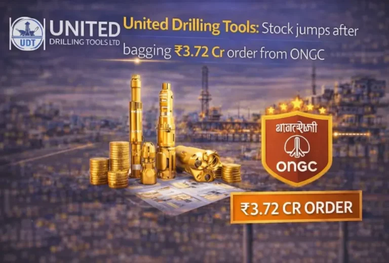 United Drilling Tools: Stock jumps after bagging ₹3.72 Cr order from ONGC