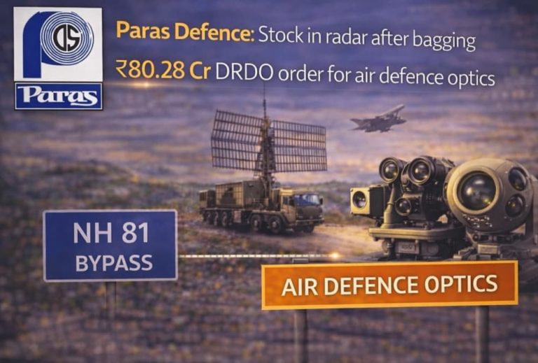 Paras Defence: Stock in radar after bagging ₹80.28 Cr DRDO order for air defence optics