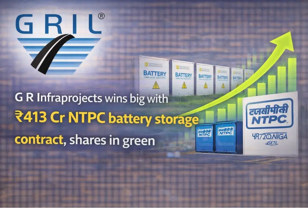 GR Infraprojects wins ₹413 Cr NTPC battery contract