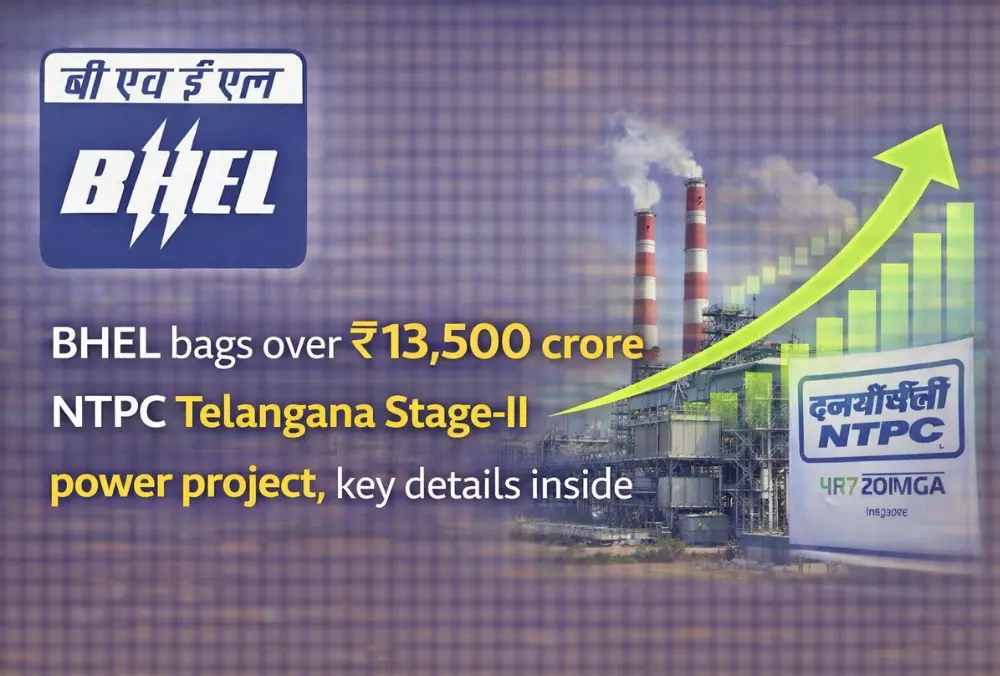BHEL wins over ₹13,500 crore NTPC Telangana Stage-II power project