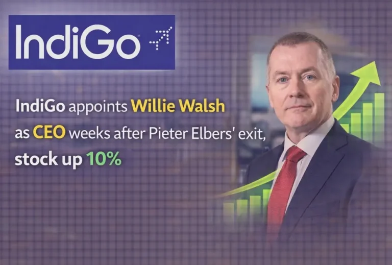 IndiGo appoints Willie Walsh as CEO weeks after Pieter Elbers’ exit, stock up 10%