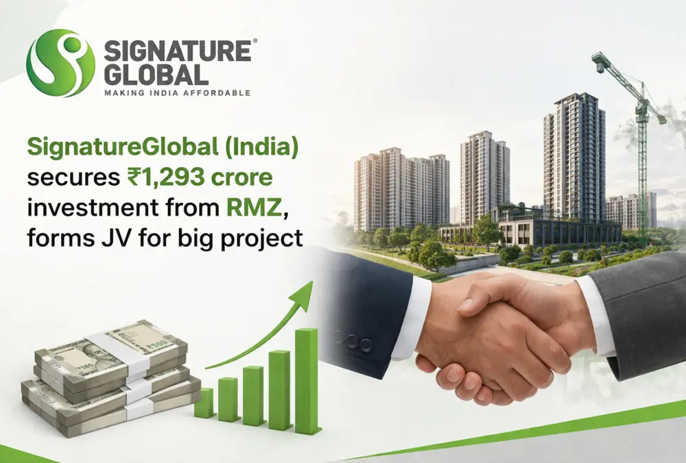 SignatureGlobal secures ₹1,293 crore investment from RMZ for project JV