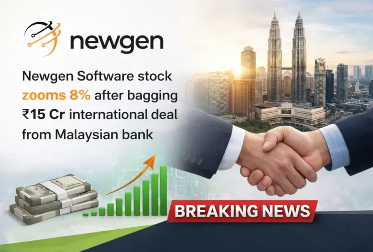 Newgen Software stock zooms 8% after bagging ₹15 Cr international deal from Malaysian bank