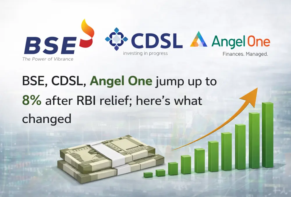 BSE, CDSL, and Angel One rise after RBI relief announcement
