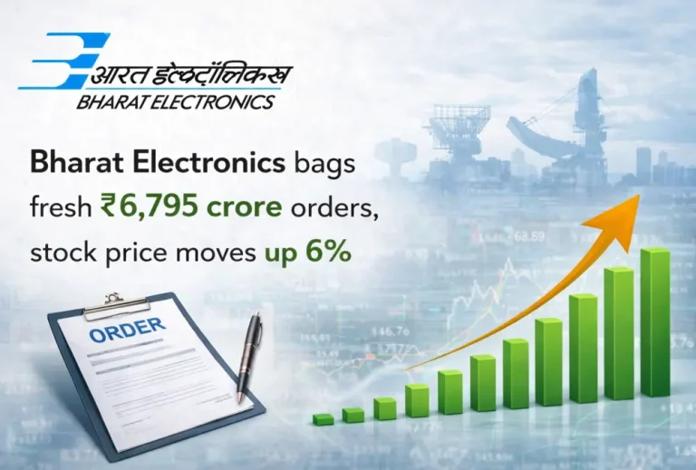 Bharat Electronics bags fresh ₹6,795 crore orders, stock price moves up 6%