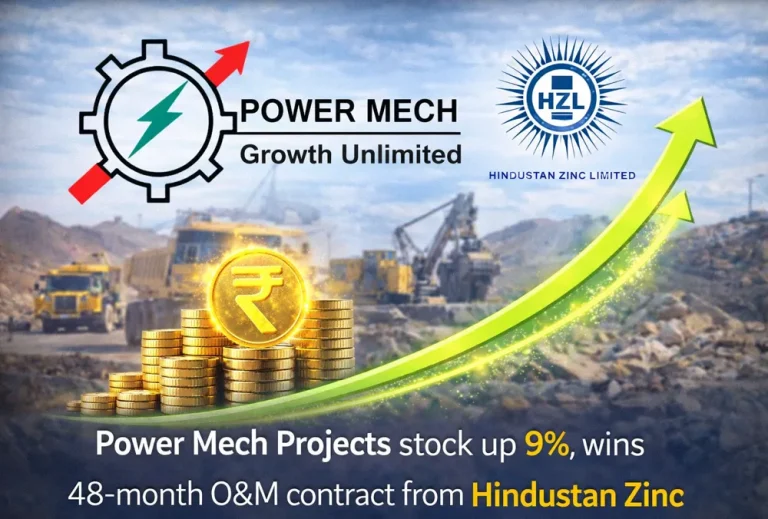 Power Mech Projects stock up 9%, wins 48-month O&M contract from Hindustan Zinc