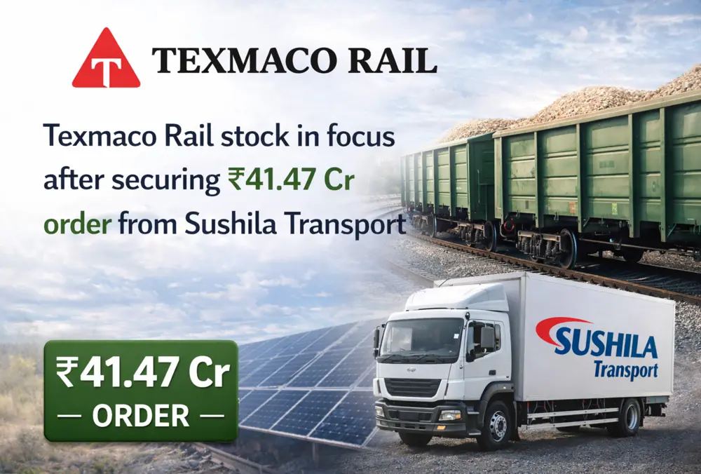 Texmaco Rail stock in focus after ₹41.47 Cr order
