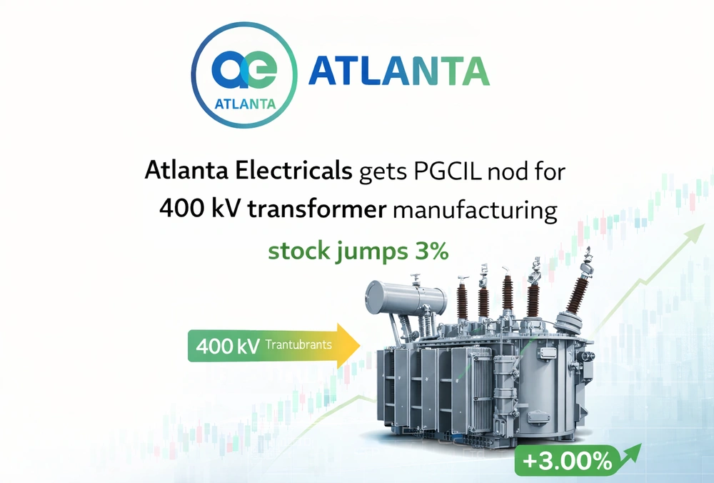 Atlanta Electricals gets PGCIL nod, stock jumps 3%