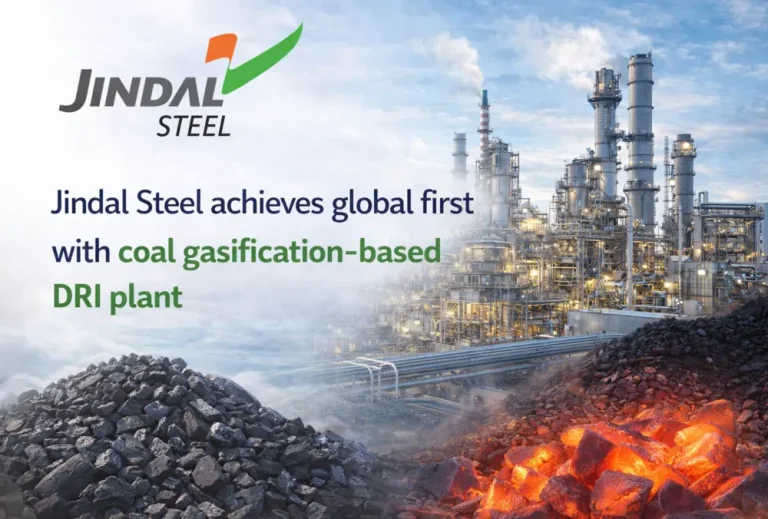 Jindal Steel achieves global first with coal gasification-based DRI plant