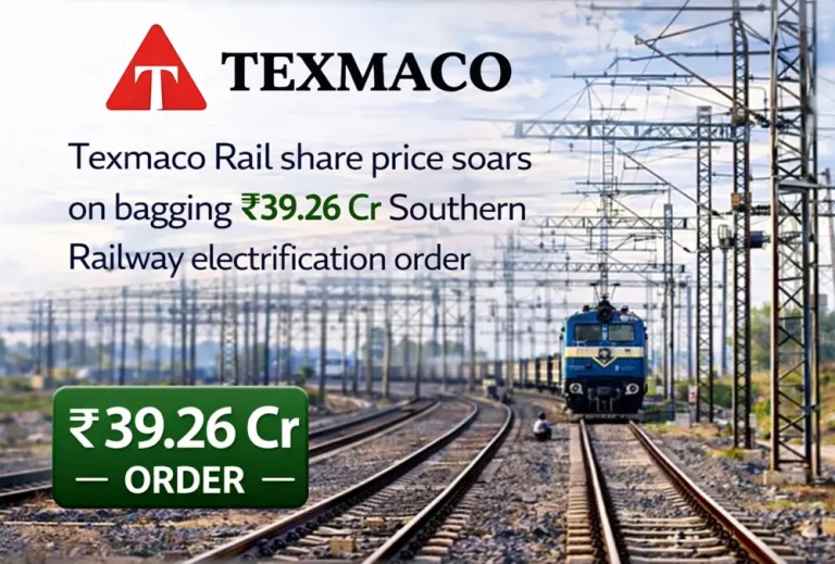 Texmaco Rail share price soars on bagging ₹39.26 Cr Southern Railway electrification order