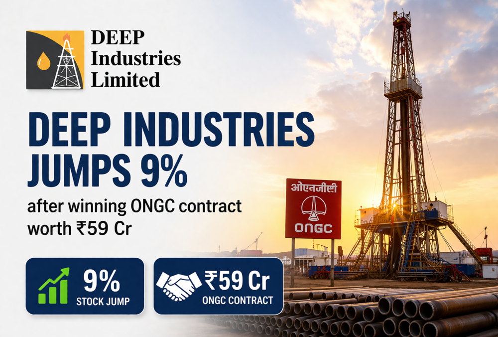 Deep Industries jumps 9% after ₹59 Cr ONGC contract