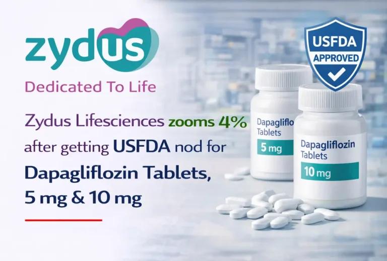Zydus Lifesciences zooms 4% after getting USFDA nod for Dapagliflozin Tablets, 5 mg & 10 mg