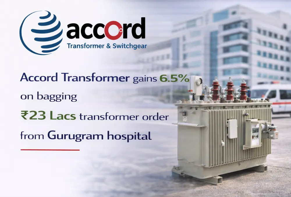accord transformer wins ₹23 lakh transformer order