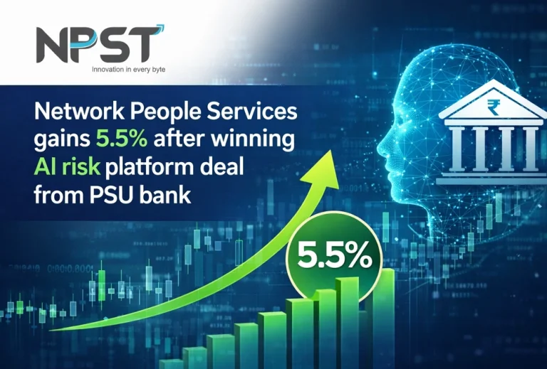 Network People Services gains 5.5% after winning AI risk platform deal from PSU bank