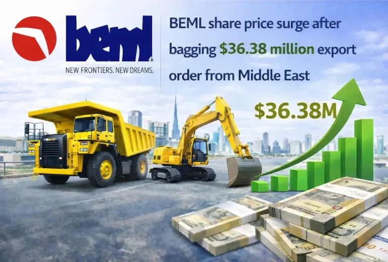 BEML share price surge after bagging $36.38 million export order from Middle East