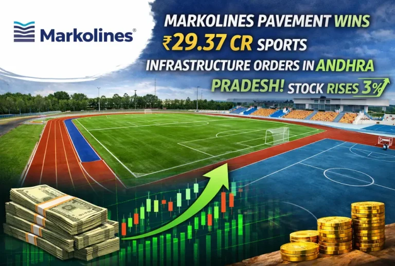 Markolines Pavement wins ₹29.37 Cr sports infrastructure orders in Andhra Pradesh, stock rises 3%