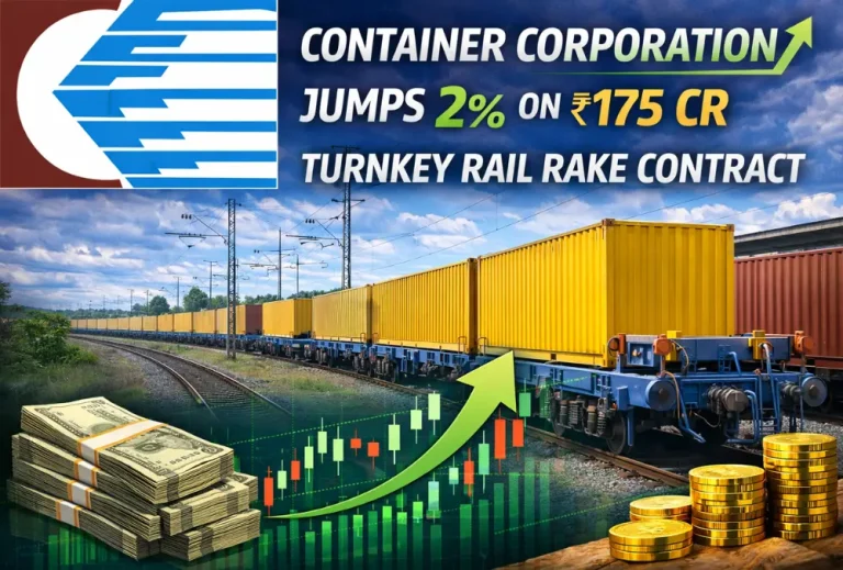 Container Corporation jumps 2% on ₹175 Cr turnkey rail rake contract