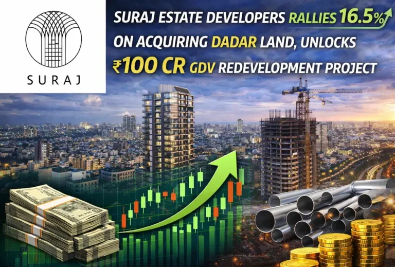 Suraj Estate Developers rallies 16.5% on acquiring Dadar land, unlocks ₹100 Cr GDV redevelopment project