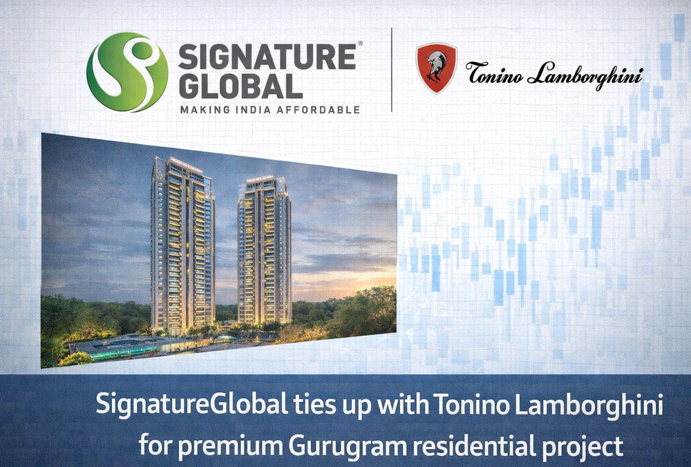Luxury Gurugram project graphic with SignatureGlobal deal