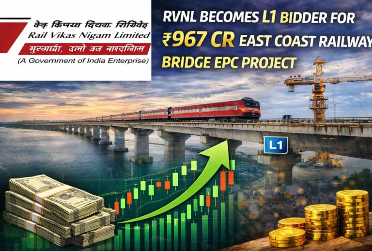 RVNL becomes L1 bidder for ₹967 Cr East Coast Railway bridge EPC project