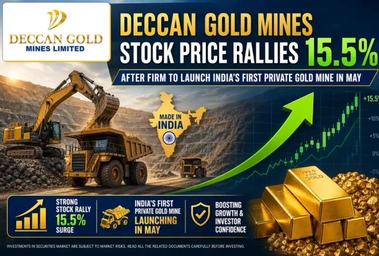 Deccan Gold Mines stock price rallies 15.5% after firm to launch India’s first private gold mine in May