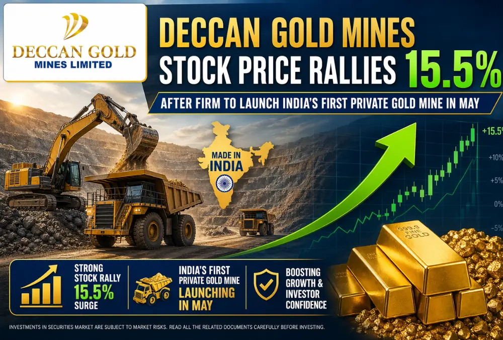 deccan gold mines stock price rises after private gold mine launch