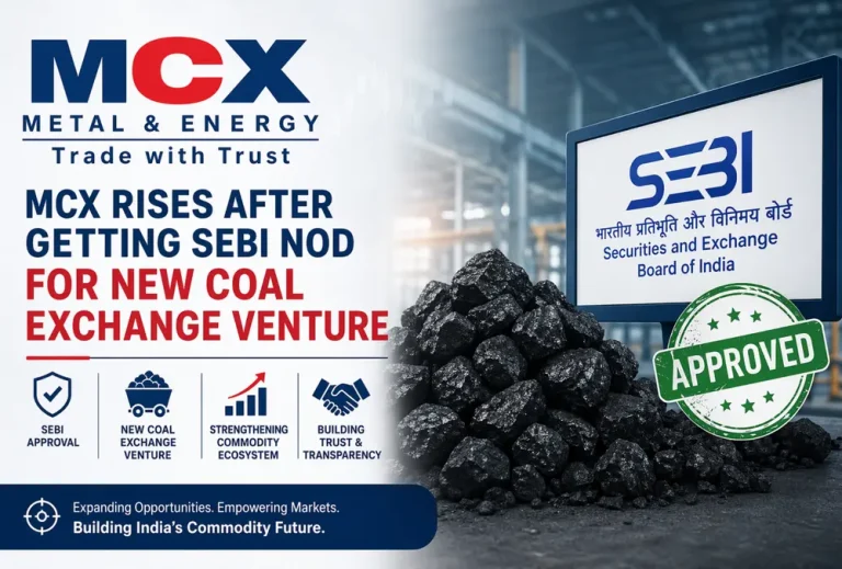 MCX rises after getting SEBI nod for new coal exchange venture