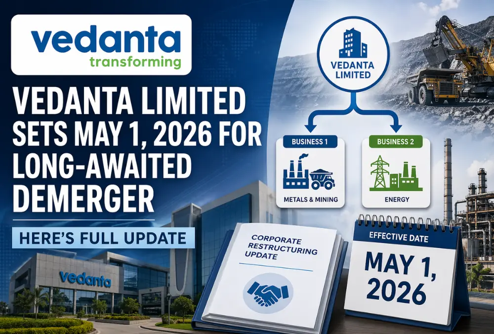 Vedanta demerger set for May 1 2026 corporate update