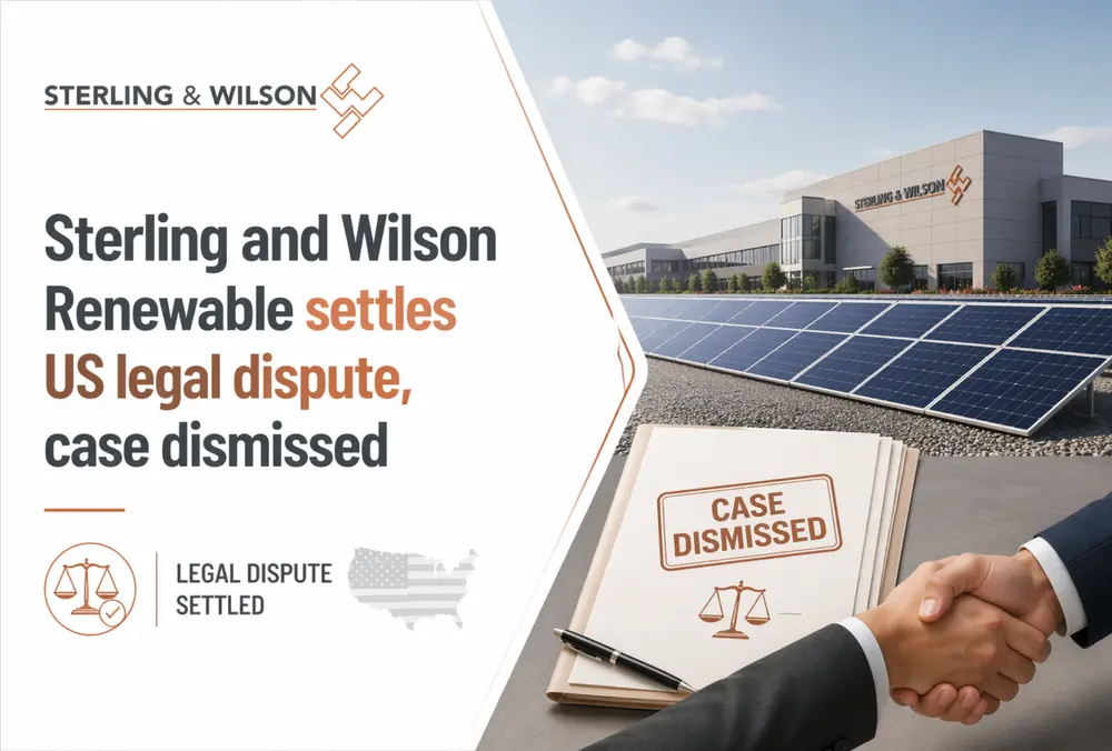 Sterling and Wilson settles US legal dispute case