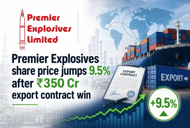 Premier Explosives share price jumps 9.5% after ₹350 Cr export contract win
