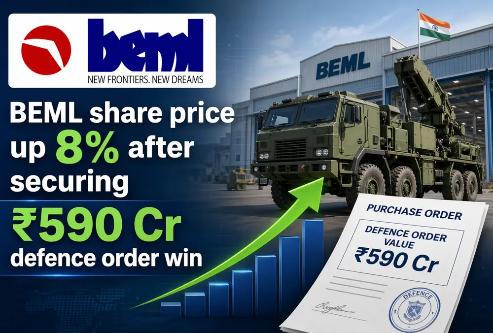 BEML share price rises after ₹590 Cr defence order