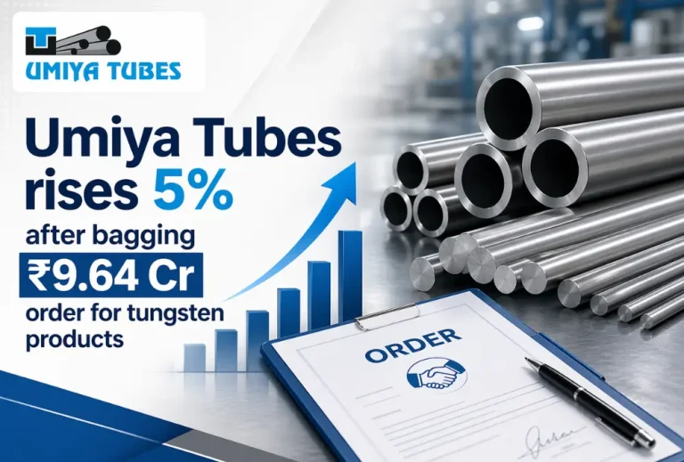 Umiya Tubes rises 5% after bagging ₹9.64 Cr order for tungsten products