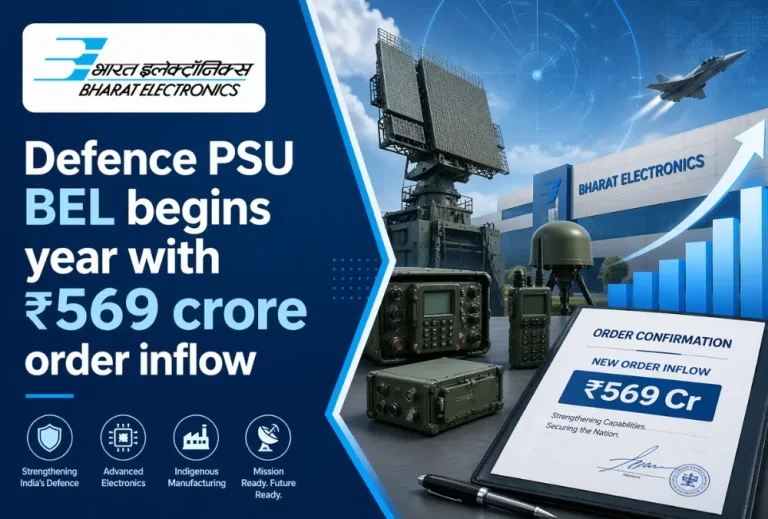 Defence PSU BEL begins year with ₹569 crore order inflow