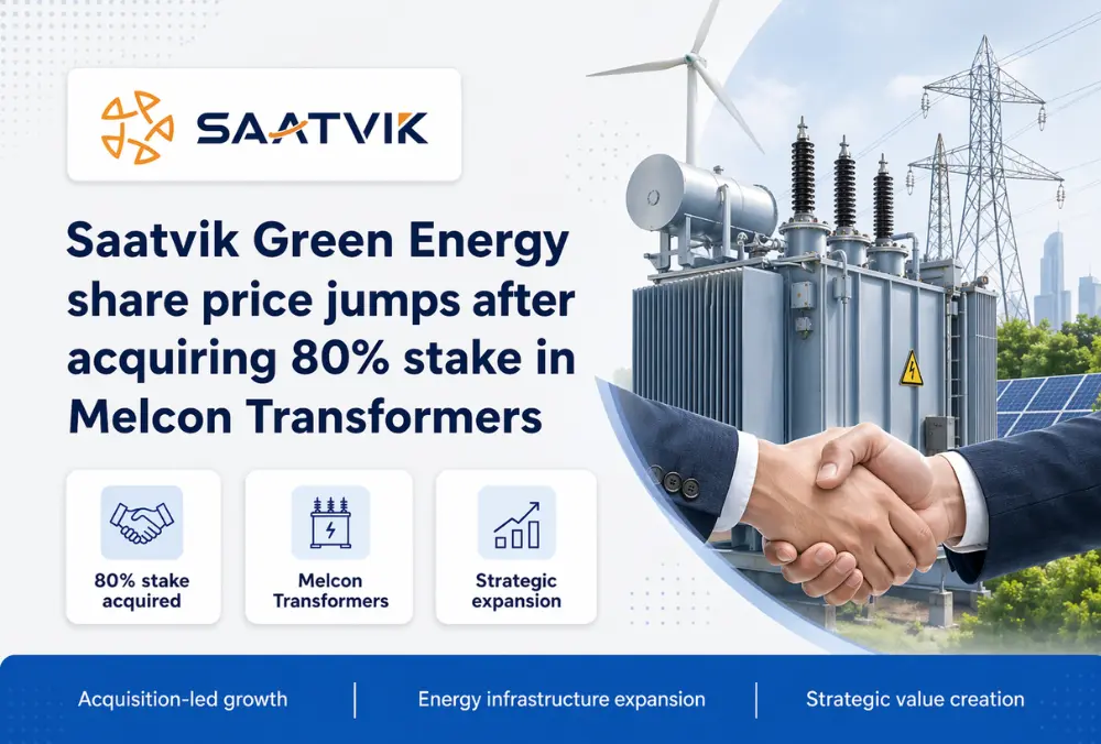 Saatvik Green Energy acquires 80% stake in Melcon