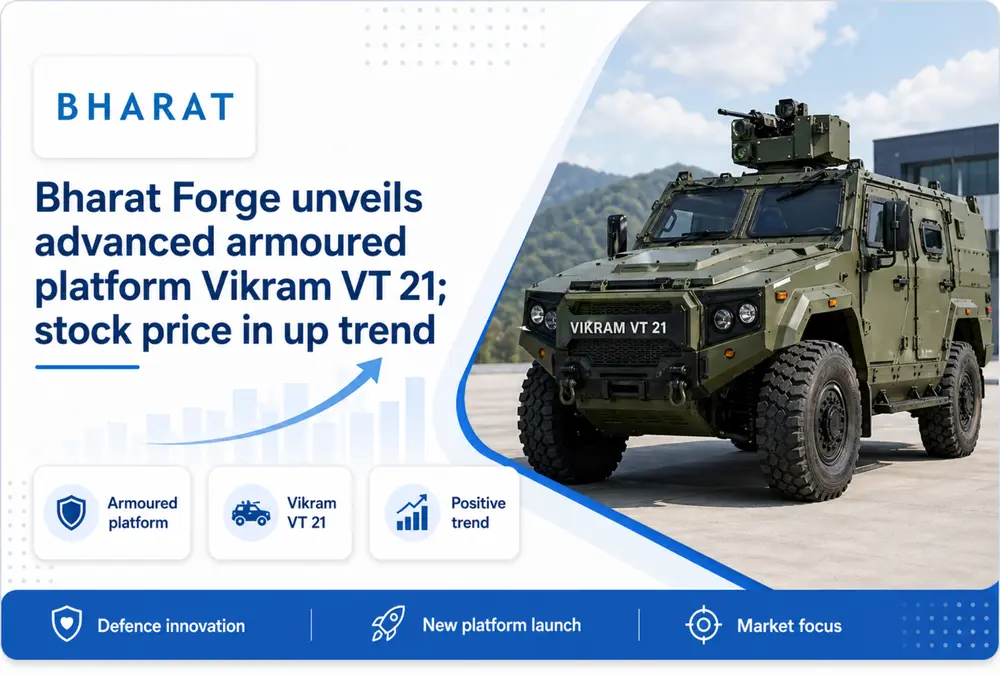 Bharat Forge unveils Vikram VT 21 armoured platform