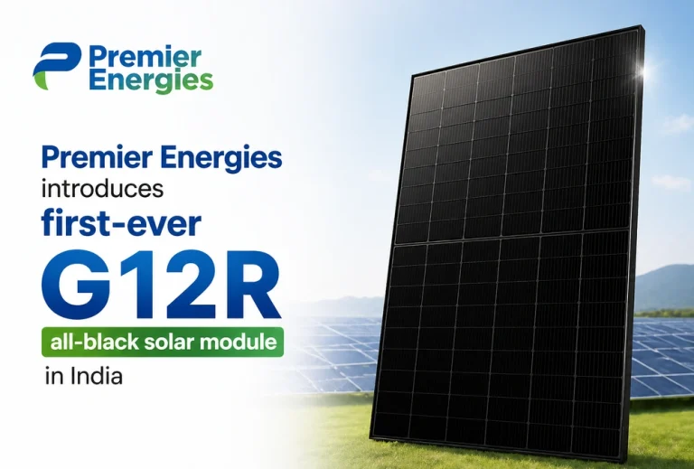 Premier Energies introduces first-ever G12R all-black solar module in India