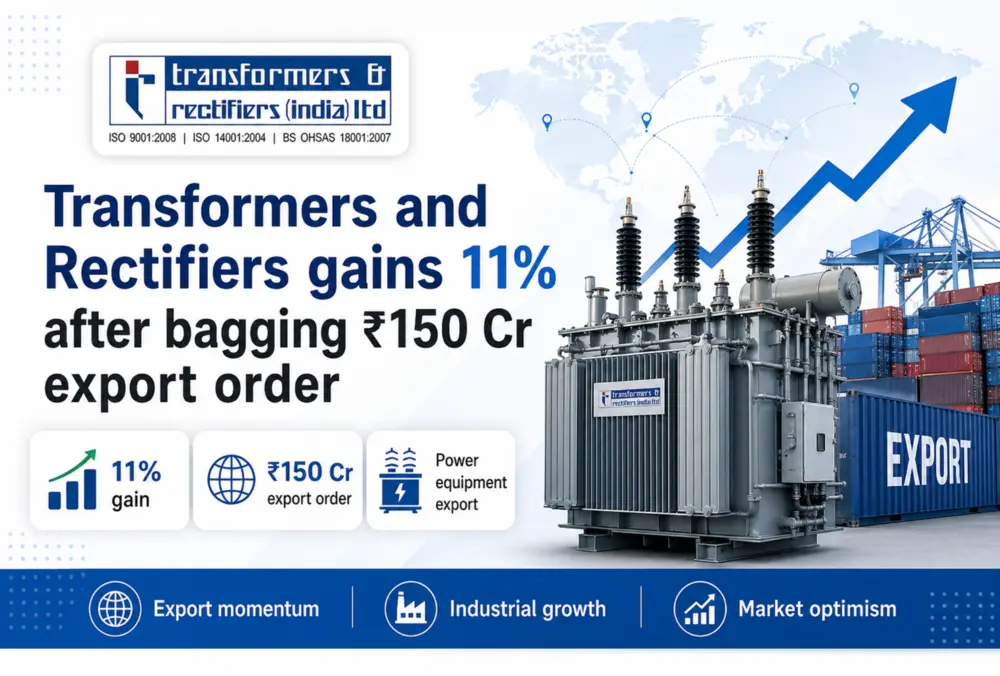 Transformers and Rectifiers wins ₹150 Cr export order