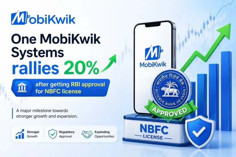 One Mobikwik Systems rallies 20% after getting RBI approval for NBFC license