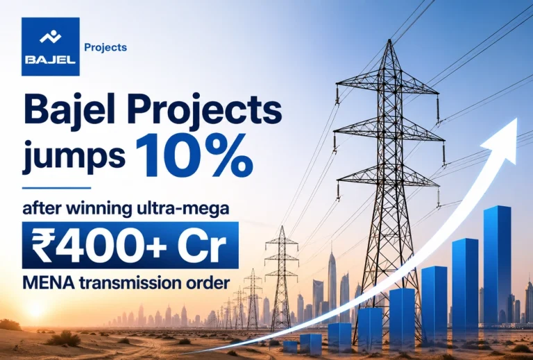 Bajel Projects jumps 10% after winning ultra-mega ₹400+ Cr MENA transmission order